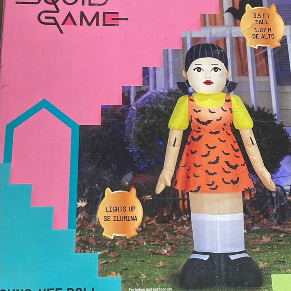 Squid Game Inflatable Doll with Lights